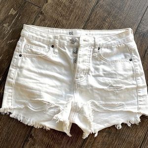 RSQ White Shorts 25